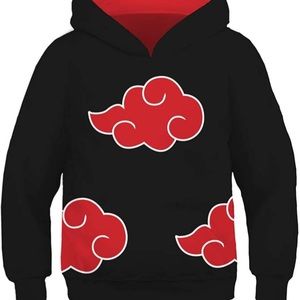Anime Hoodie Sasuke Cosplay Sweatshirt Size Boys L